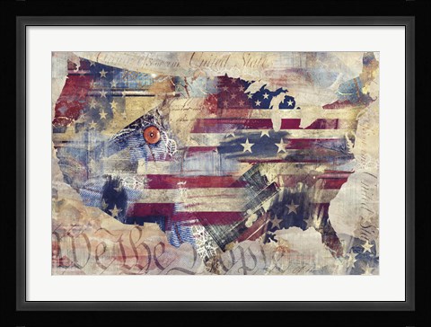 Framed We the People Print