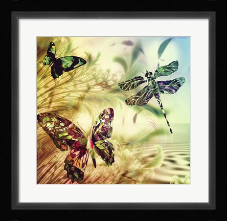 Framed Down by Misty Creek Print