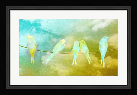Framed Skybirds Print