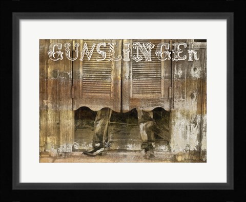 Framed Gunslinger Print