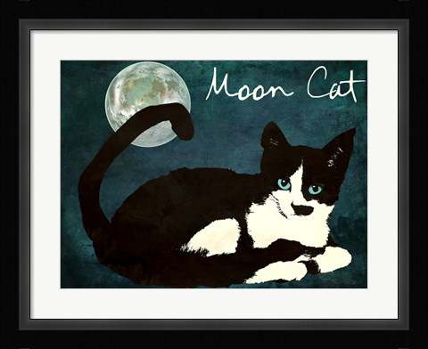Framed Mooncat Print