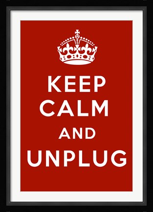 Framed Keep Calm I Print