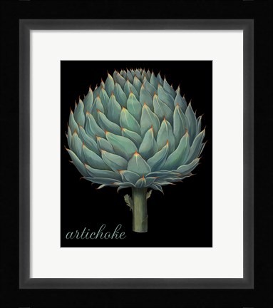Framed Artichoke Print