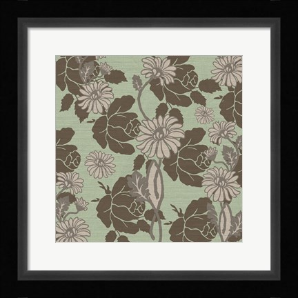 Framed Roses and Linen Print