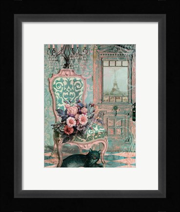 Framed Marcie in Paris Print