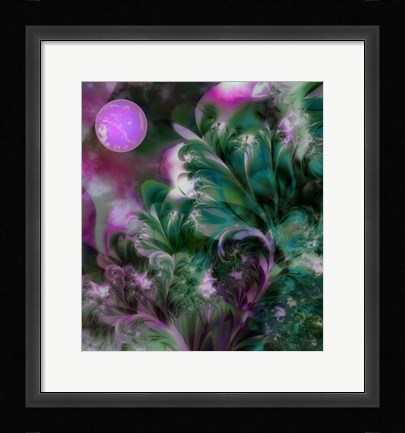 Framed Moon In Bloom Print