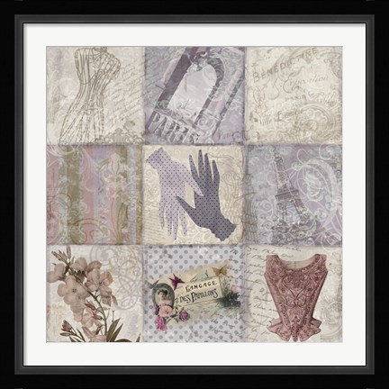 Framed Paris Nine II Print