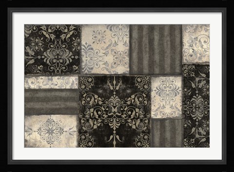 Framed Fleurs Enchantees Print