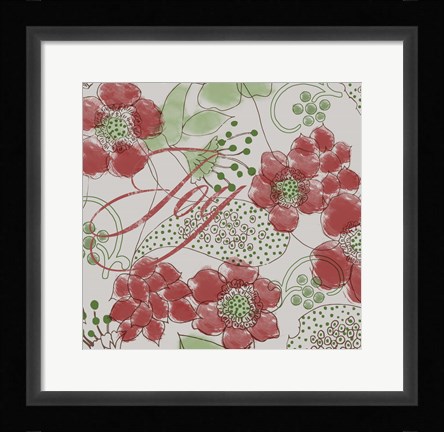 Framed Christmas Joy Print