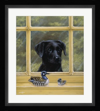 Framed By the Window Print