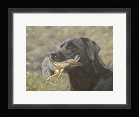 Framed Hunter 2 Print