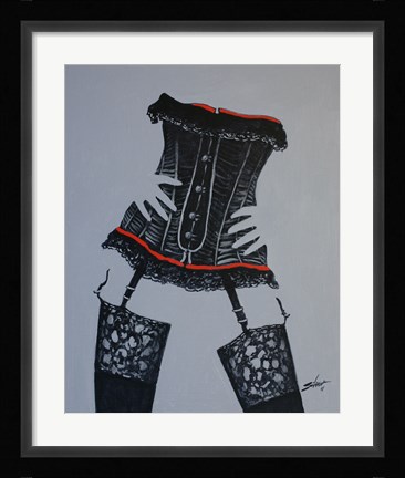 Framed Corset Print