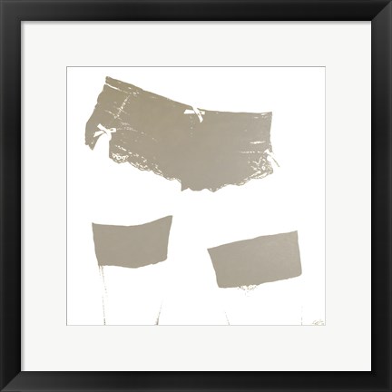 Framed Panties Print