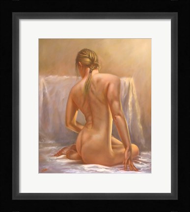 Framed Bare Back 4 Print