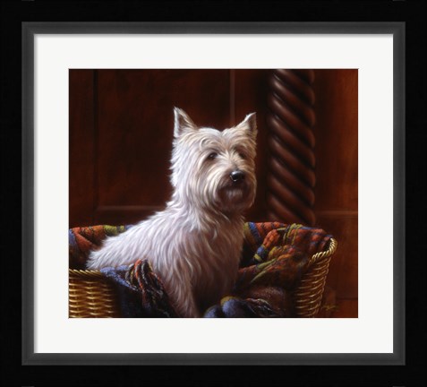 Framed Westie 7 Print