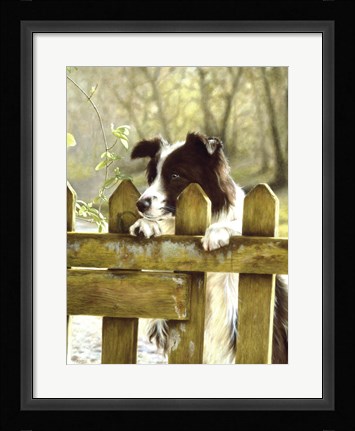 Framed Anxious Print