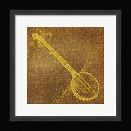 Framed Banjo Print