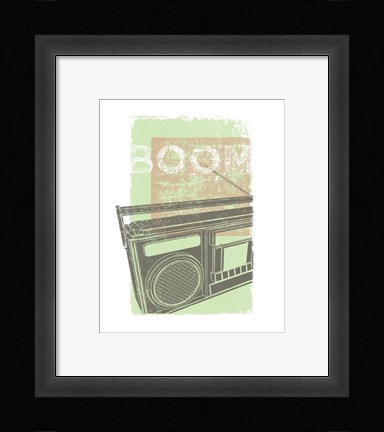 Framed Boom Print