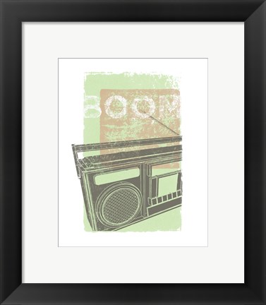 Framed Boom Print