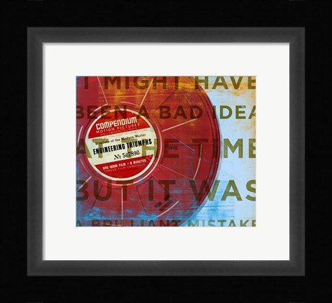 Framed Brilliant Mistake Print