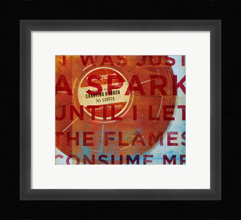 Framed Carrying a Torch Print