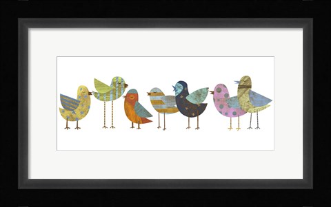 Framed Flock 01 Print