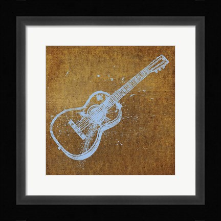 Framed Guitar Print
