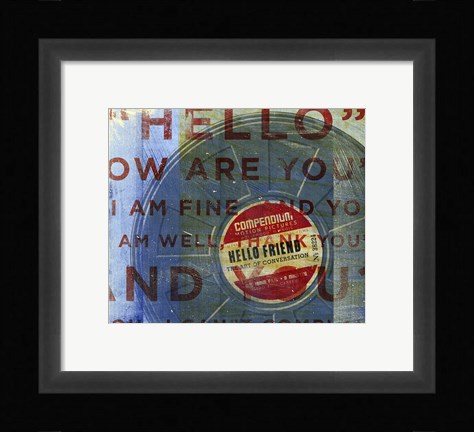 Framed Hello Friend Print