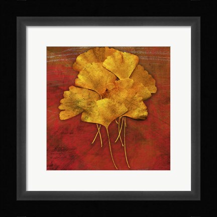 Framed Gingkos #2 Print