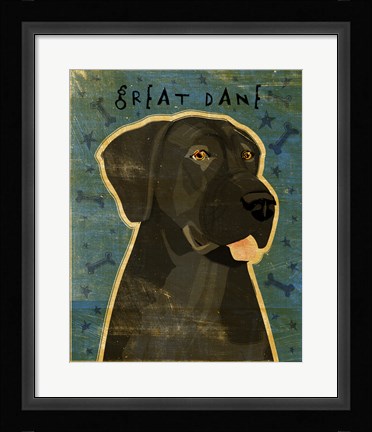 Framed Great Dane 4 Print