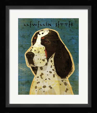 Framed Llewellin Setter Print