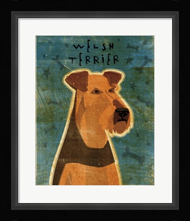 Framed Welsh Terrier Print
