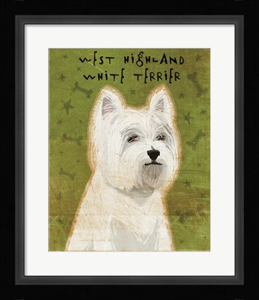 Framed West Highland Terrier Print