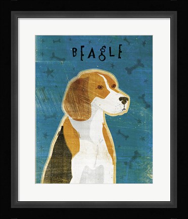 Framed Beagle Print