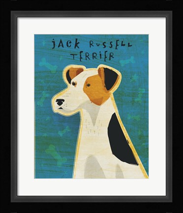 Framed Jack Russell Terrier Print