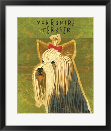 Framed Yorkshire Terrier Print