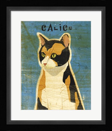 Framed Calico Print