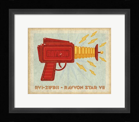 Framed Rayvon Star VII Print