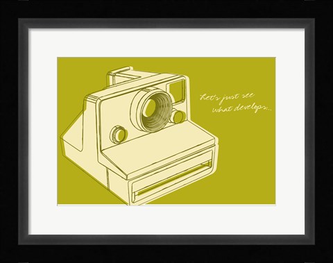 Framed Lunastrella Instant Camera Print