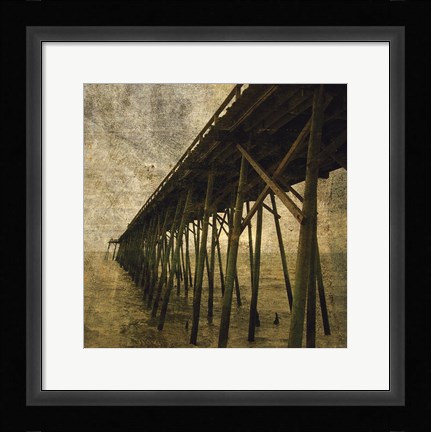 Framed Ocean Pier No. 1 Print