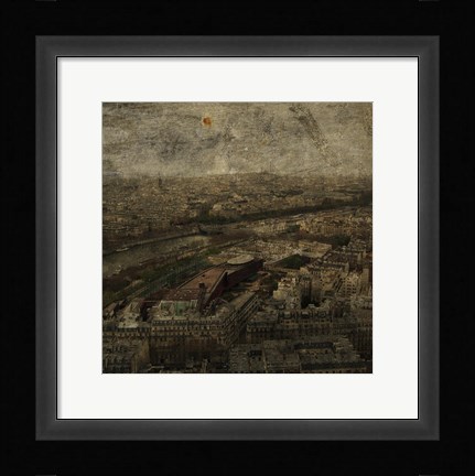 Framed Paris Skyline I Print