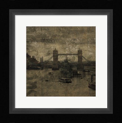 Framed Tower Bridge I Print