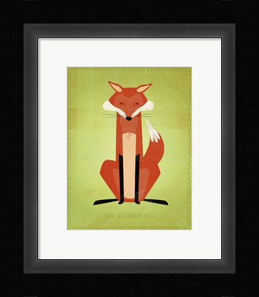 Framed Crooked Fox Print