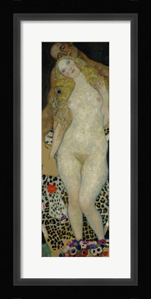 Framed Adam And Eve, 1917 Print