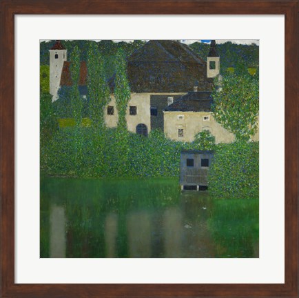 Framed Unterach Manor On The Attersee Lake In Austria,  1915-1916 Print
