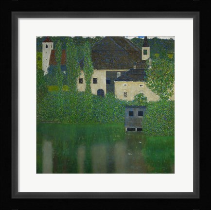 Framed Unterach Manor On The Attersee Lake In Austria,  1915-1916 Print