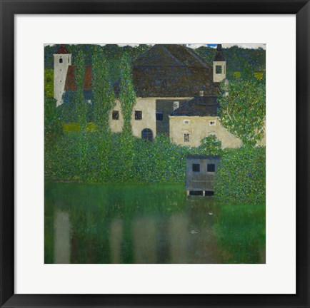 Framed Unterach Manor On The Attersee Lake In Austria,  1915-1916 Print