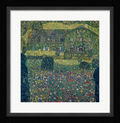 Framed Country House on Attersee Lake, Upper Austria, 1914 Print