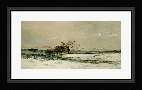 Framed Winter, 1873 Print