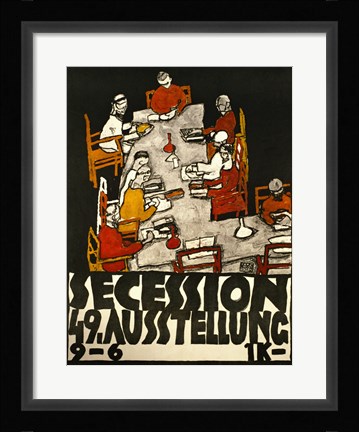 Framed Sezessionsplakat, 1918 Print